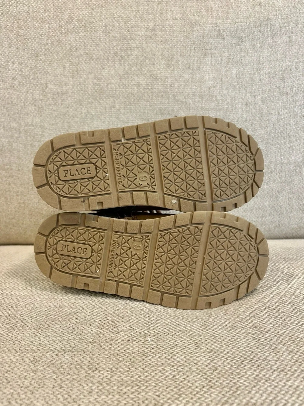 The Children’s Place Size 9 Toddler Hiking Boots Tan Brown GUC